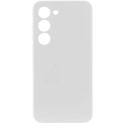 Чохол Silicone Cover Lakshmi Full Camera (AAA) для Samsung Galaxy S22 Білий / White