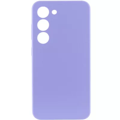 Чохол Silicone Cover Lakshmi Full Camera (AAA) для Samsung Galaxy S22 Бузковий / Dasheen