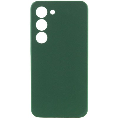 Чохол Silicone Cover Lakshmi Full Camera (AAA) для Samsung Galaxy S22 Зелений / Cyprus Green