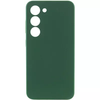Чохол Silicone Cover Lakshmi Full Camera (AAA) для Samsung Galaxy S22 Зелений / Cyprus Green