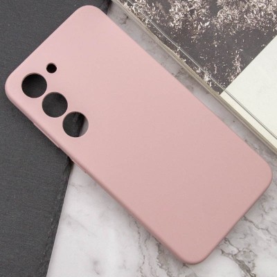 Чохол Silicone Cover Lakshmi Full Camera (AAA) для Samsung Galaxy S22 Рожевий / Pink Sand