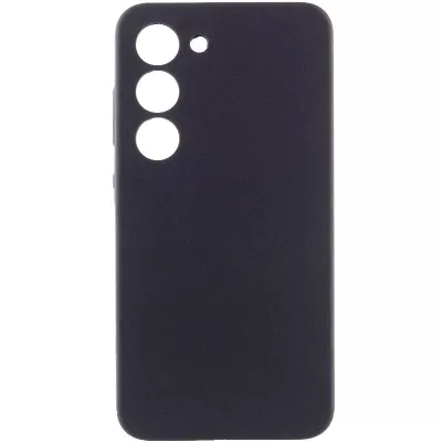Чохол Silicone Cover Lakshmi Full Camera (AAA) для Samsung Galaxy S22 Чорний / Black