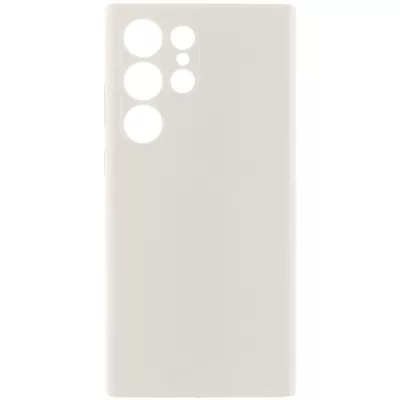 Чохол Silicone Cover Lakshmi Full Camera (AAA) для Samsung Galaxy S25 Ultra Білий / White