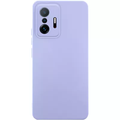 Чохол Silicone Cover Lakshmi Full Camera (AAA) для Xiaomi 11T / 11T Pro Бузковий / Dasheen