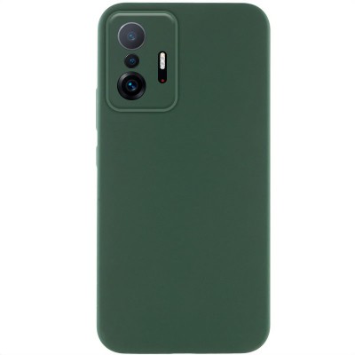 Чохол Silicone Cover Lakshmi Full Camera (AAA) для Xiaomi 11T / 11T Pro Зелений / Cyprus Green