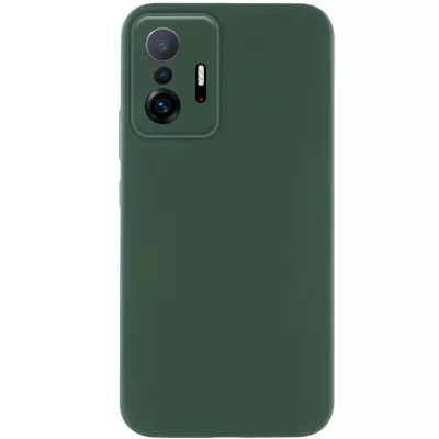 Чохол Silicone Cover Lakshmi Full Camera (AAA) для Xiaomi 11T / 11T Pro Зелений / Cyprus Green