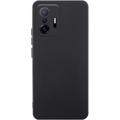 Чохол Silicone Cover Lakshmi Full Camera (AAA) для Xiaomi 11T / 11T Pro Чорний / Black