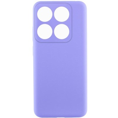 Чохол Silicone Cover Lakshmi Full Camera (AAA) для Xiaomi 14T Pro Бузковий / Dasheen