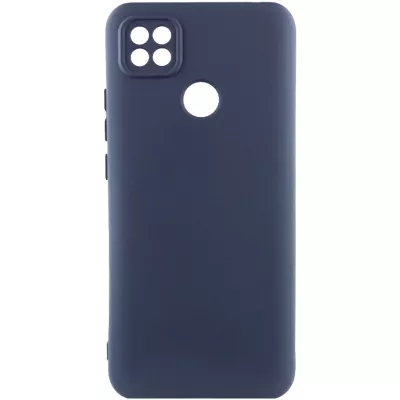 Чохол Silicone Cover Lakshmi Full Camera (AAA) для Xiaomi Redmi 10A Темно-синій / Midnight blue