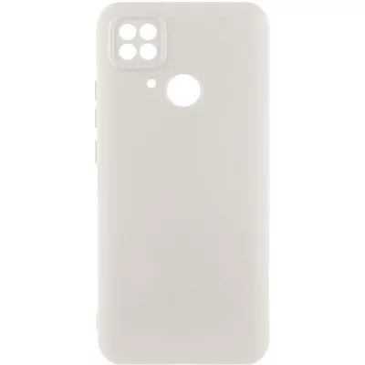 Чохол Silicone Cover Lakshmi Full Camera (AAA) для Xiaomi Redmi 10C Білий / White