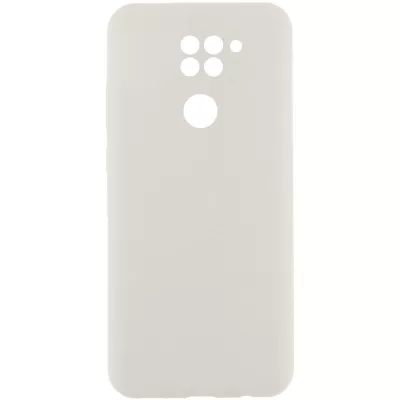 Чохол Silicone Cover Lakshmi Full Camera (AAA) для Xiaomi Redmi Note 9 / Redmi 10X Білий / White