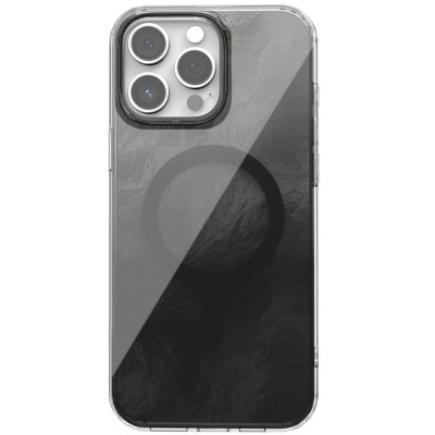 Чохол TPU Shiny Mountain (MagFit) для Apple iPhone 12 Pro / 12 (6.1") Black