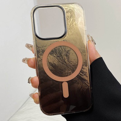 Чохол TPU Shiny Mountain (MagFit) для Apple iPhone 15 Pro Max (6.7") Chocolate