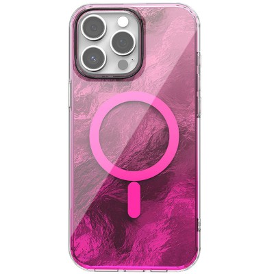 Чохол TPU Shiny Mountain (MagFit) для Apple iPhone 15 Pro Max (6.7") Pink