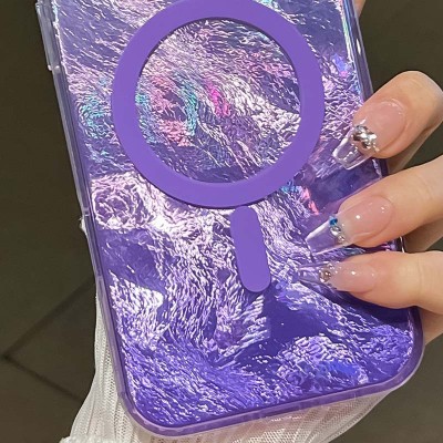 Чохол TPU Shiny Mountain (MagFit) для Apple iPhone 16 (6.1") Purple Чохол TPU Shiny Mountain (MagFit) для Apple iPhone 16 (6.1") Purple
