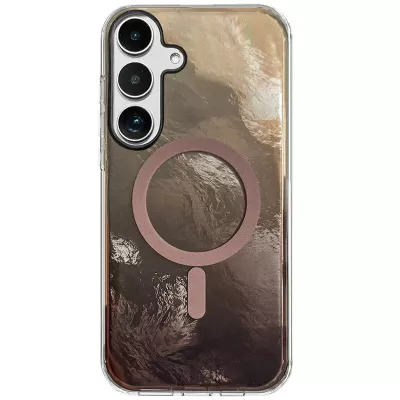 Чохол TPU Shiny Mountain (MagFit) для Samsung Galaxy S23 FE Chocolate