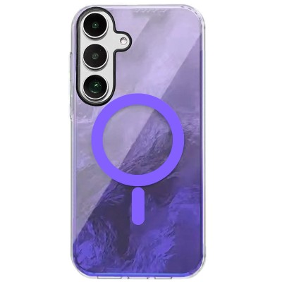 Чохол TPU Shiny Mountain (MagFit) для Samsung Galaxy S23 FE Purple