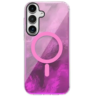 Чохол TPU Shiny Mountain (MagFit) для Samsung Galaxy S24 Pink Чохол TPU Shiny Mountain (MagFit) для Samsung Galaxy S24 Pink