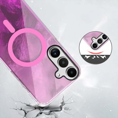 Чохол TPU Shiny Mountain (MagFit) для Samsung Galaxy S24 Pink Чохол TPU Shiny Mountain (MagFit) для Samsung Galaxy S24 Pink