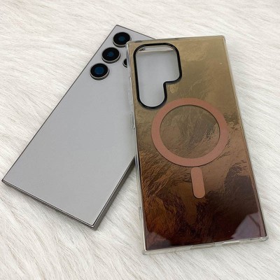 Чохол TPU Shiny Mountain (MagFit) для Samsung Galaxy S24 Ultra Chocolate