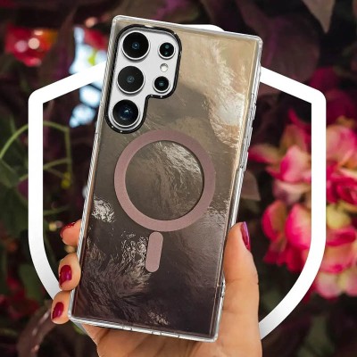 Чохол TPU Shiny Mountain (MagFit) для Samsung Galaxy S24 Ultra Chocolate