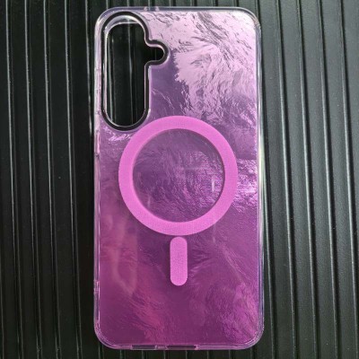 Чохол TPU Shiny Mountain (MagFit) для Samsung Galaxy S25+ Pink