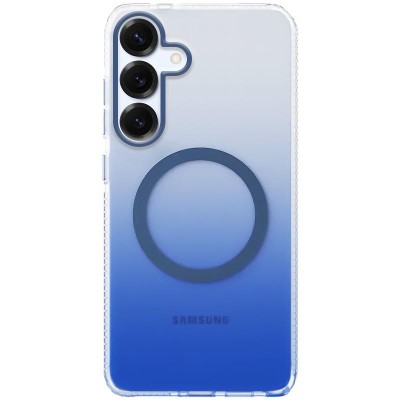 Чохол TPU+PC Phantom with MagSafe для Samsung Galaxy S25 Blue
