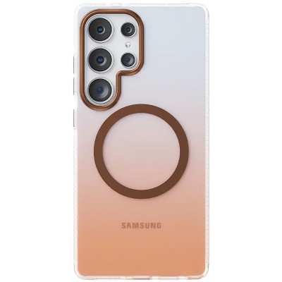 Чохол TPU+PC Phantom with MagSafe для Samsung Galaxy S25 Ultra Golden