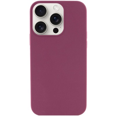 Чохол Silicone Case Full Protective (AA) NO LOGO для Apple iPhone 16 Pro (6.3") Бордовий / Plum Чохол Silicone Case Full Protective (AA) NO LOGO для Apple iPhone 16 Pro (6.3") Бордовий / Plum
