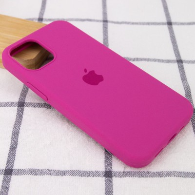 Чохол Silicone Case Full Protective (AA) для Apple iPhone 15 Pro Max (6.7") Малиновий / Dragon Fruit