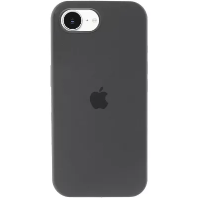 Чохол Silicone Case Full Protective (AA) для Apple iPhone 16e (6.1") Сірий / Dark Gray