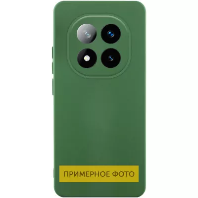 Чохол Silicone Cover Lakshmi Full Camera (AA) для Xiaomi Redmi A5 / Poco C71 Зелений / Dark green