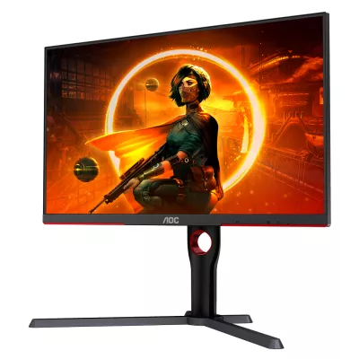 Монiтор TFT AOC 27” Q27G3XMN/BK MiniLED VA QHD 180Hz 2*HDMI DP Pivot Black/Red