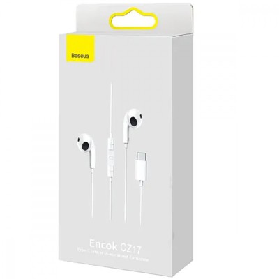 Навушники Baseus Encok CZ19 (Type-C) (A00182201213-00) white