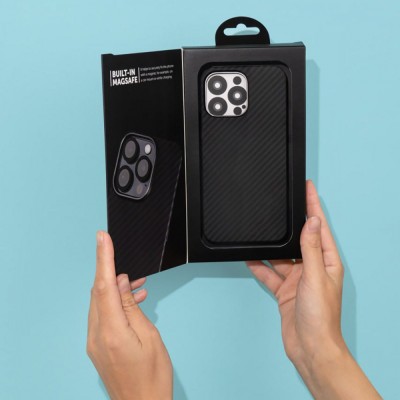 Чохол Proove Carbon Slim with Magnetic Ring iPhone 13 Pro black (PCCSIP13P002)