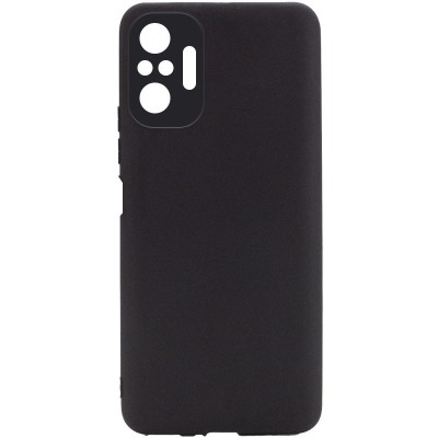 Силиконовый чехол Candy Full Camera для Xiaomi Redmi Note 10 Pro / 10 Pro Max Черный / Black
