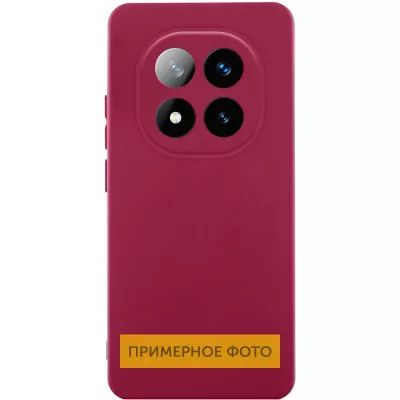 Чохол Silicone Cover Lakshmi Full Camera (AA) для Xiaomi Redmi A5 / Poco C71 Бордовий / Marsala