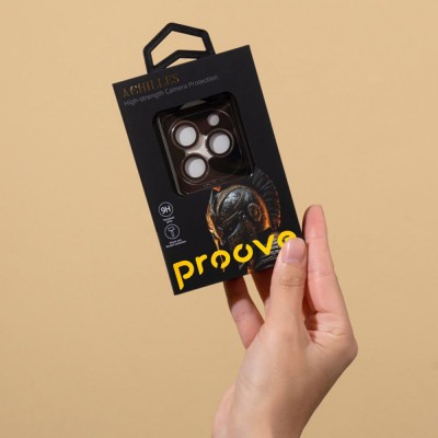 Захист камери Proove Achilles iPhone 16 Pro/16 Pro Max (CPPAIP16PM29) desert titanium