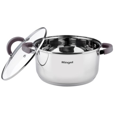Каструля RINGEL Meyer 22 см (4.2 л) з кришкою (RG-2008-22)