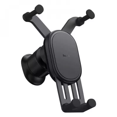 Автотримач Baseus Stable Gravitational Wireless Charging Car Mount Pro 15W (Air Outlet Version) (SUWX030001) Black