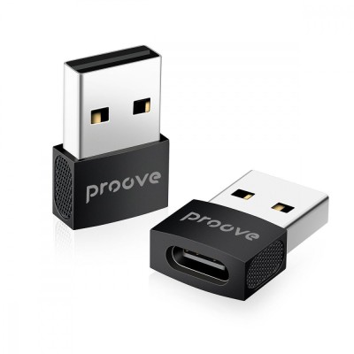 Перехідник OTG Proove Extension Type-C to USB (HBEX00012001) Black