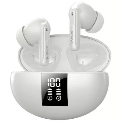 Бездротові навушники Proove Thunder Buds SE TWS with ANC (APP) (TWTBSE01AP02) white
