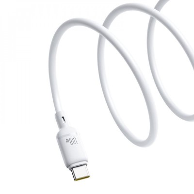Кабель Baseus Silky Series Fast Charging Type-C to Type-C 100W (2m) (P10377704213-010 white
