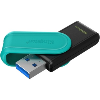 Флеш-пам'ять USB Kingston DataTraveler Exodia S 128GB Чорний + бірюзовий USB 3.2 (DTXS/128GB)