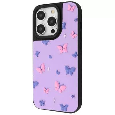 Чохол WAVE Doodle Case iPhone 13 Pro butterflies