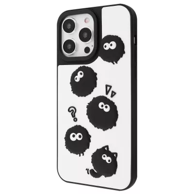Чохол WAVE Doodle Case iPhone 14 Pro Max black fluffy