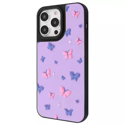 Чохол WAVE Doodle Case iPhone 14 Pro Max butterflies