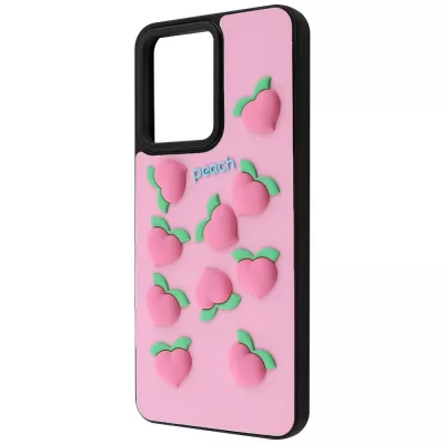 Чохол WAVE Doodle Case Xiaomi Redmi Note 12 4G peach