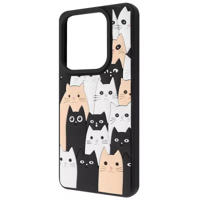 Чохол WAVE Doodle Case Xiaomi Redmi Note 14 5G cats