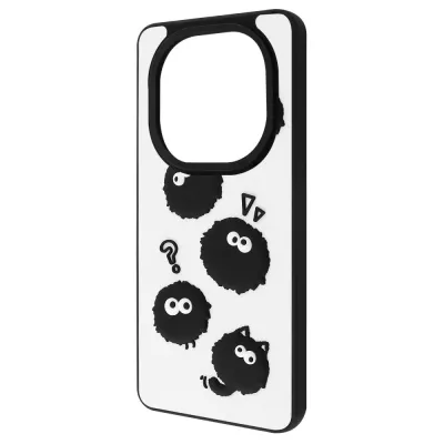 Чохол WAVE Doodle Case Xiaomi Redmi Note 14 Pro 4G black fluffy